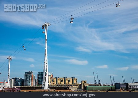 
                London, Overhead Cable Car, Emirates Air Line                   