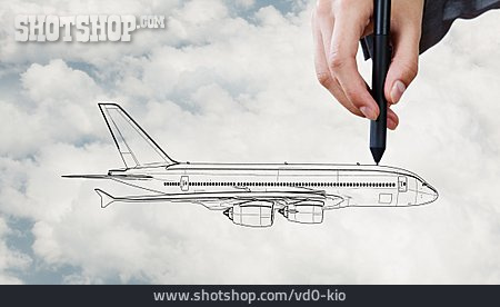 
                Design, Entwurf, Passagierflugzeug                   
