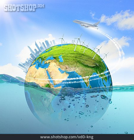 
                Energieerzeugung, Weltuntergang, Wasserverbrauch, ökologischer Fußabdruck                   