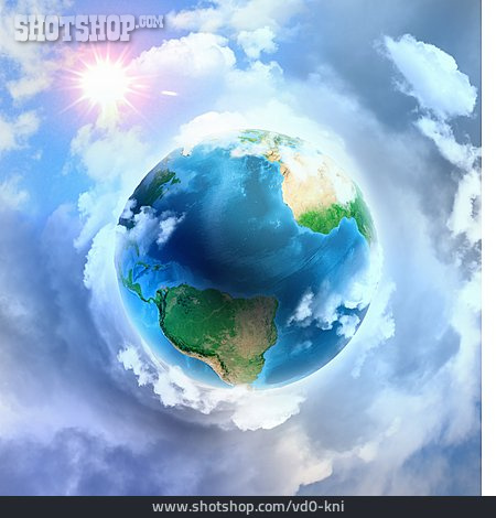 
                Sonne, Erde, Atmosphäre, Ozonschicht                   