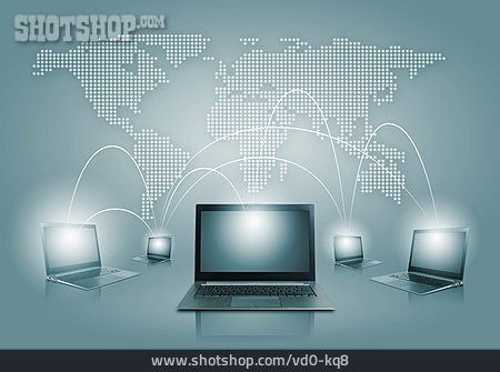 
                Computer, Netzwerk, Datentransfer                   