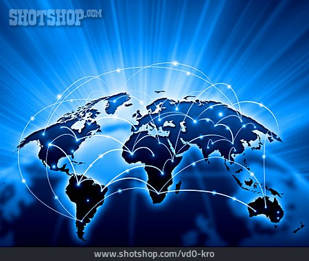 
                Netzwerk, Www, Weltweit, Globalisierung                   