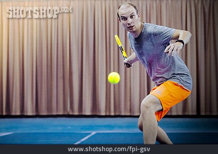 
                Konzentriert, Tennisspieler, Fokussiert                   