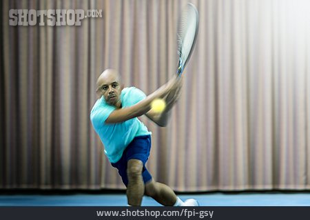 
                Bewegungsunschärfe, Tennis, Tennisball                   