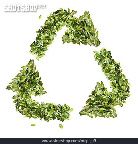
                Umweltschutz, Recycling, Recyclingsymbol, Entsorgungswirtschaft                   