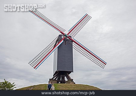 
                Windmühle, Brügge, Koeleweimolen                   