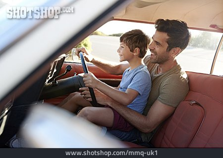 
                Vater, Autofahren, Sohn                   