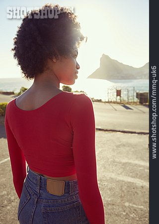 
                Young Woman, Scenics, Afro-american                   