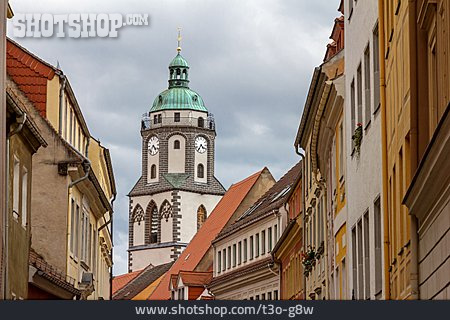 
                Frauenkirche, Wohnhäuser, Meißen                   