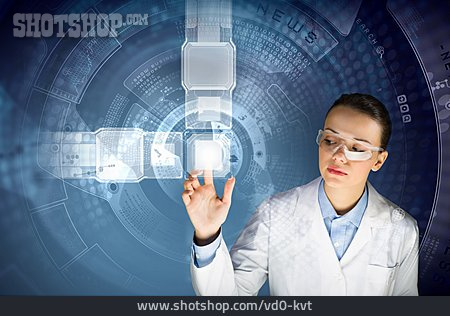 
                Digital, Touchscreen, Medizintechnik, Steuerung, Aktivieren                   