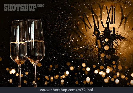 
                Sekt, Silvester, Sektglas, Champagner, Neujahr                   