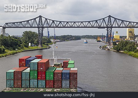 
                Containerschiff, Nord-ostsee-kanal                   