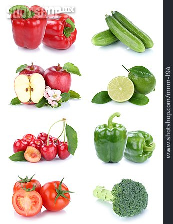 
                Gesunde Ernährung, Grün, Rot                   