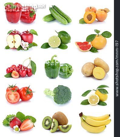 
                Gesunde Ernährung, Obst, Gemüse, Früchte                   