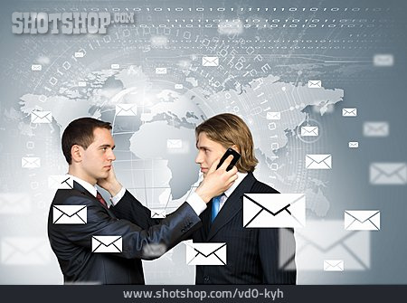 
                Kommunikation, Telefonieren, Email, Geschäftspartner                   
