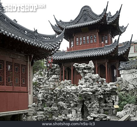 
                Gartenanlage, Pavillon, Yu-yuan-garten                   