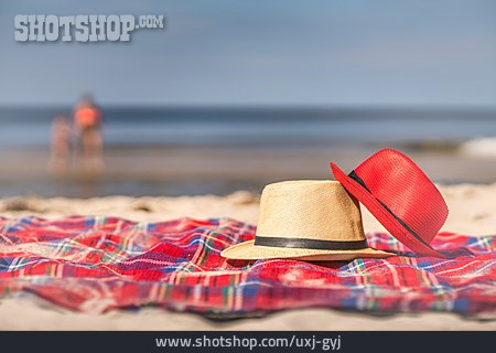 
                Hut, Strand, Urlaub, Strohhut                   