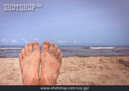 
                Strand, Erholung, Urlaub, Füße                   