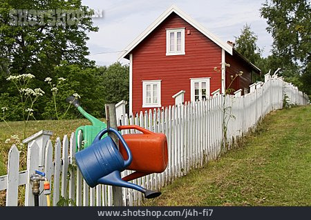 
                Ferienhaus, Norwegen, Gießkanne                   