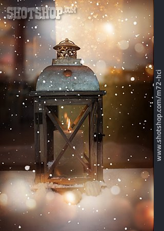 
                Lantern, Christmas Decoration, Winter Mood                   