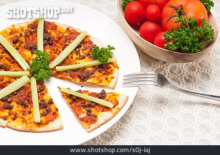 
                Fladenbrot, Lahmacun, Türkische Pizza                   