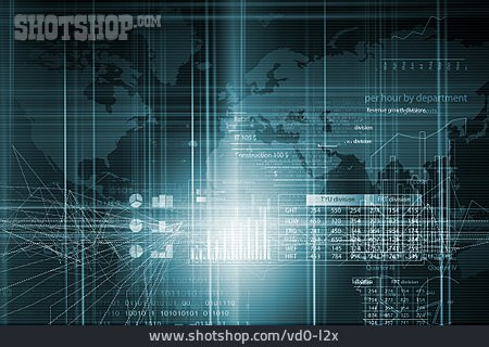 
                Bildschirm, Daten, Diagramm, Elektronisch                   