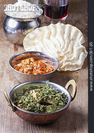 
                Indische Küche, Currygericht                   