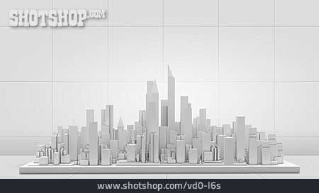 
                Stadt, Skyline, Entwurf, Stadtentwicklung, Stadtmodell                   