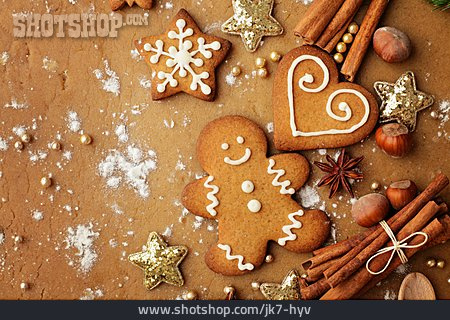 
                Weihnachtsbäckerei, Lebkuchen, Pfefferkuchen                   