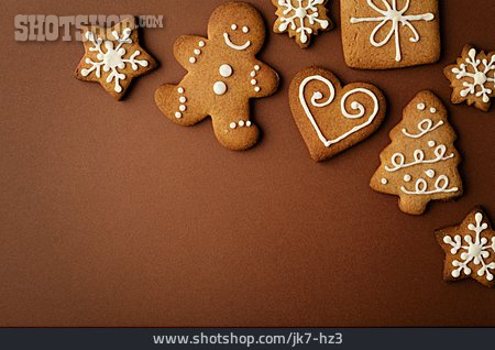 
                Copy Space, Gingerbread, Christmas Cookies, Christmas, Gingerbread Cookie                   