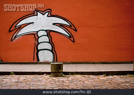 
                Palme, Graffiti, Street Art                   