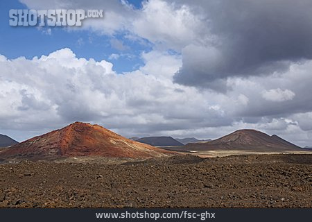 
                Lanzarote, Vulkanlandschaft, Los Volcanes                   