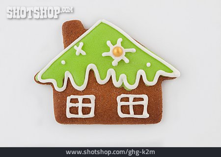 
                Haus, Lebkuchen, Weihnachtskeks                   