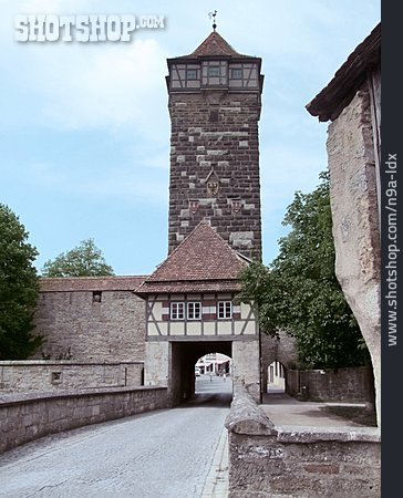 
                Stadtmauer, Rothenburg Ob Der Tauber, Wehrturm                   