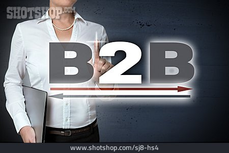 
                Geschäftsbeziehung, B2b, Business-to-business                   