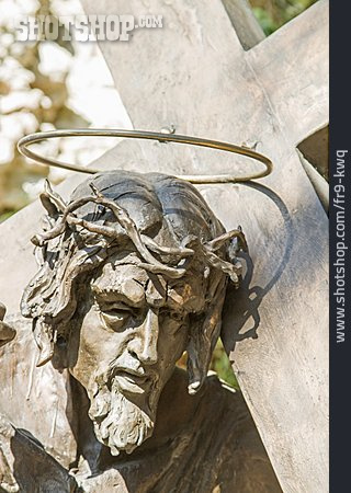 
                Christentum, Jesus, Bronzestatue                   
