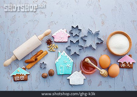 
                Weihnachtsbäckerei, Weihnachtsplätzchen, Ausstechform                   