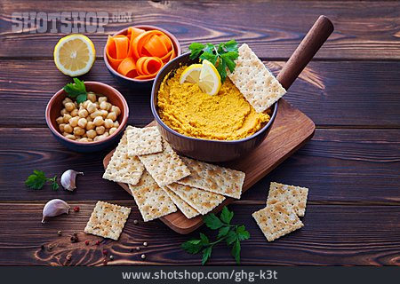 
                Vorspeise, Snack, Arabische Küche, Hummus                   