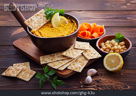 
                Orientalische Küche, Zutaten, Vorspeise, Hummus                   