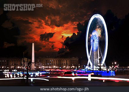 
                Riesenrad, Place De La Concorde, Champs-elysees                   