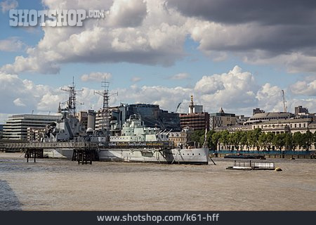 
                London, Kriegsschiff, Hms Belfast                   