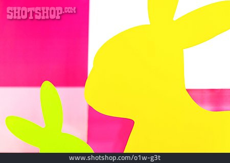 
                Ostern, Silhouette, Hase                   