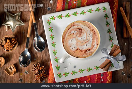
                Weihnachten, Cappuccino, Heiße Schokolade                   