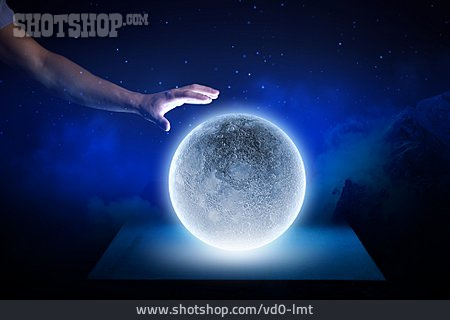 
                Moon, Full Moon, Astronomy, Moon Struck                   