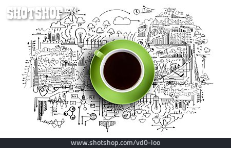 
                Arbeit & Beruf, Kaffeepause, Projekt, Schaubild, Mind Mapping                   