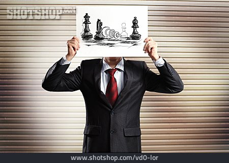 
                Wettbewerb & Konkurrenz, Geschäftsmann, Business, Schach, Strategie                   