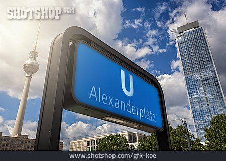 
                U-bahn, Alexanderplatz, Station                   