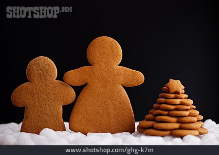 
                Weihnachtskekse, Lebkuchenmann, Lebkuchenfrau                   