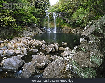 
                Natur, Wasserfall, Cheonjeyeon                   