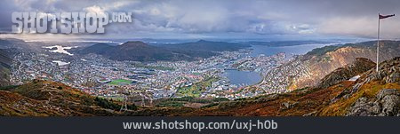 
                Stadtansicht, Bergen                   